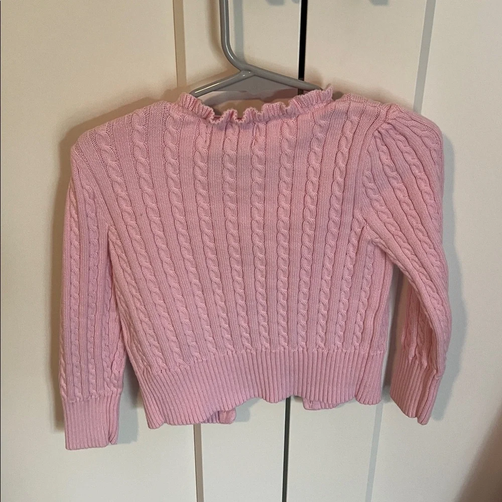 Ralph Lauren Cable Ruffle sweater